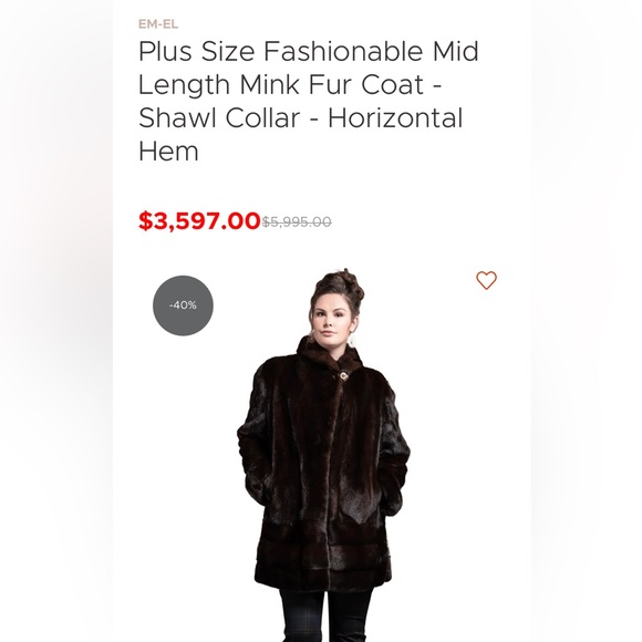 Luxurious Real Mink Coat - Picture 5 of 7